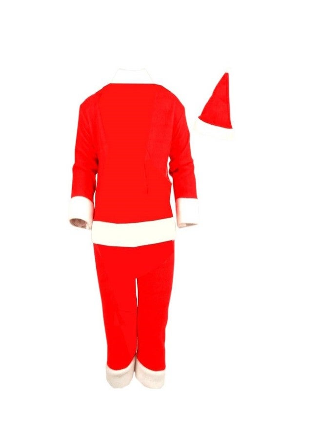 Mobison Santa Claus Dress Costume for Boys Girls Kids (6-7 Years) For Christmas/New Year - Image 2